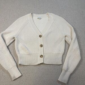 Z Supply Beige Button Cardigan
